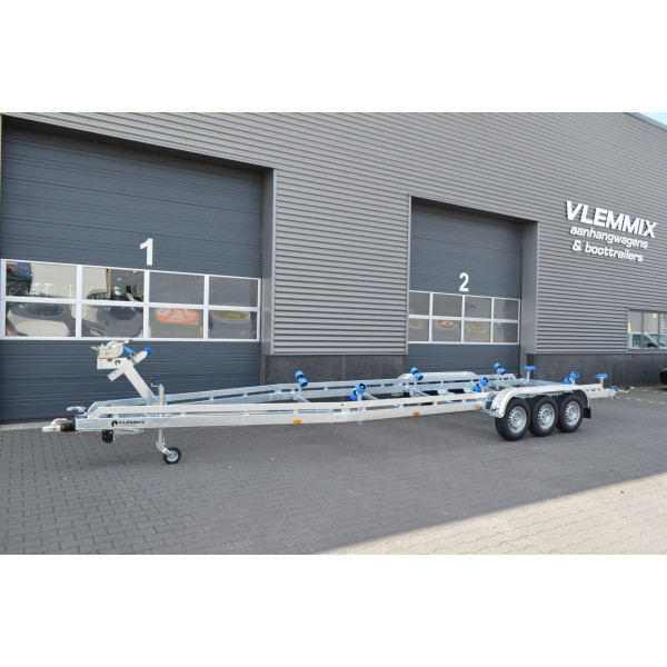 9m20-2m55 - 3x1350 kg - 3500 kg - VLEMMIX - Bootsanhänger