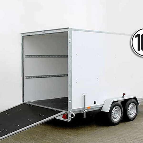 Kofferanhänger BK Höhe:190cm 2,7t|100km/h|Rampe
