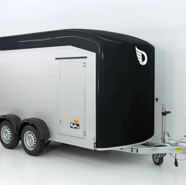 Debon Kofferanhänger Cargo H201 2,6t|Alu|Polybug|Tür|schwarz