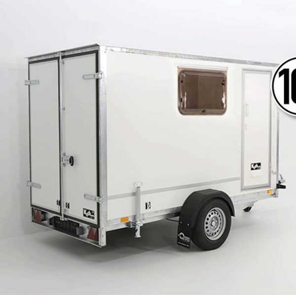 Kofferanhänger BK 146x304cm Höhe:180 1,3t|Seiten-Tür