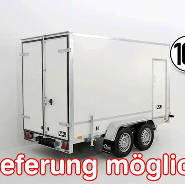 Kofferanhänger BK 146x304cm Höhe:180cm 2,0t|Seitentür