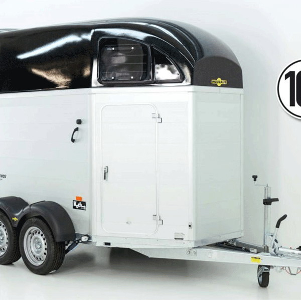 Humbaur Pferdeanhänger XANTHOS 2400|schwarz|Sattelkammer