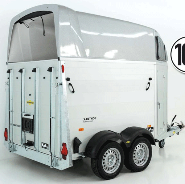 Humbaur Pferdeanhänger XANTHOS 2400|silber
